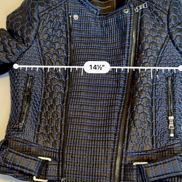 Bcbgmaxazria Runway Pilar Long sleeve Quilted zip up Jacket woman’s XXS - Picture 13 of 16